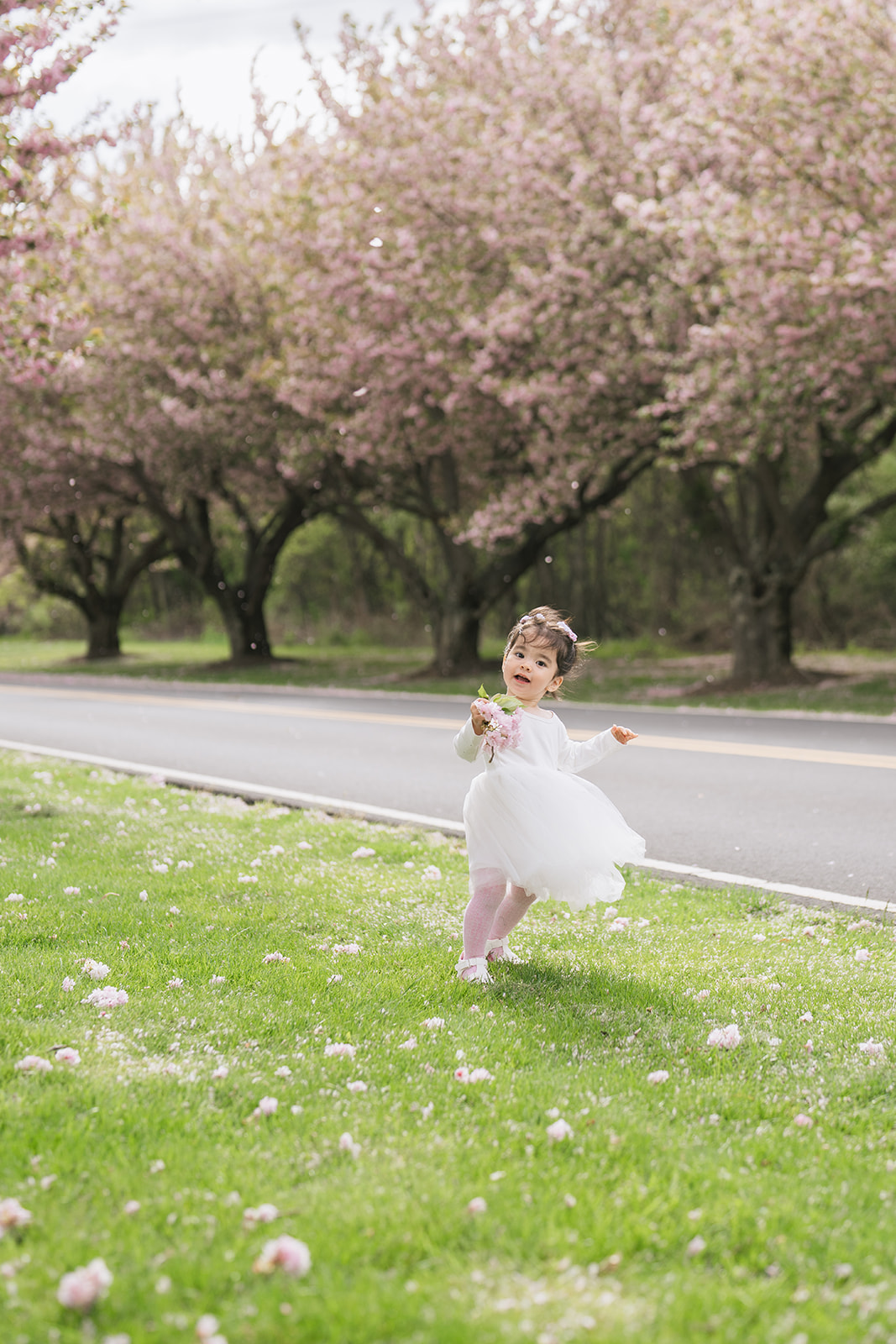 Spring Cherry Blossom Kid Photo
